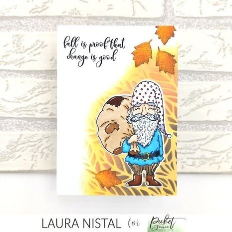 Picket Fence Studios Jolly Christmas Gnome 3x4 Inch Clear Stamps (C-141) Picket Fence Studios Jolly Christmas Gnome 3x4 Inch Clear Stamps (C-141)