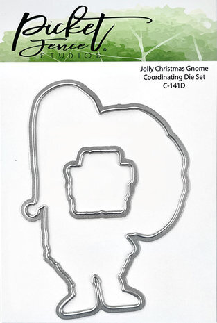 Picket Fence Studios Jolly Christmas Gnome Dies (C-141D)