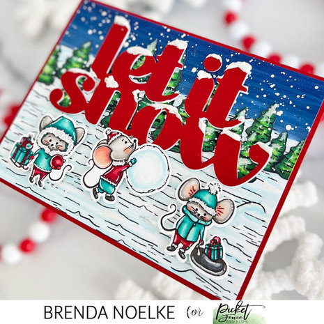 Picket Fence Studios Frolicking Winter Friends Dies (A-168D) Picket Fence Studios Frolicking Winter Friends Dies (A-168D)