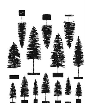 Stampers Anonymous Cling Stamps Bottlebrush Trees (CMS455) Stampers Anonymous Cling Stamps Bottlebrush Trees (CMS455)