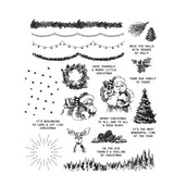 Stampers Anonymous Cling Stamps Darling Christmas (CMS457)