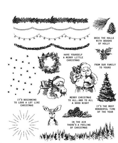 Stampers Anonymous Cling Stamps Darling Christmas (CMS457)