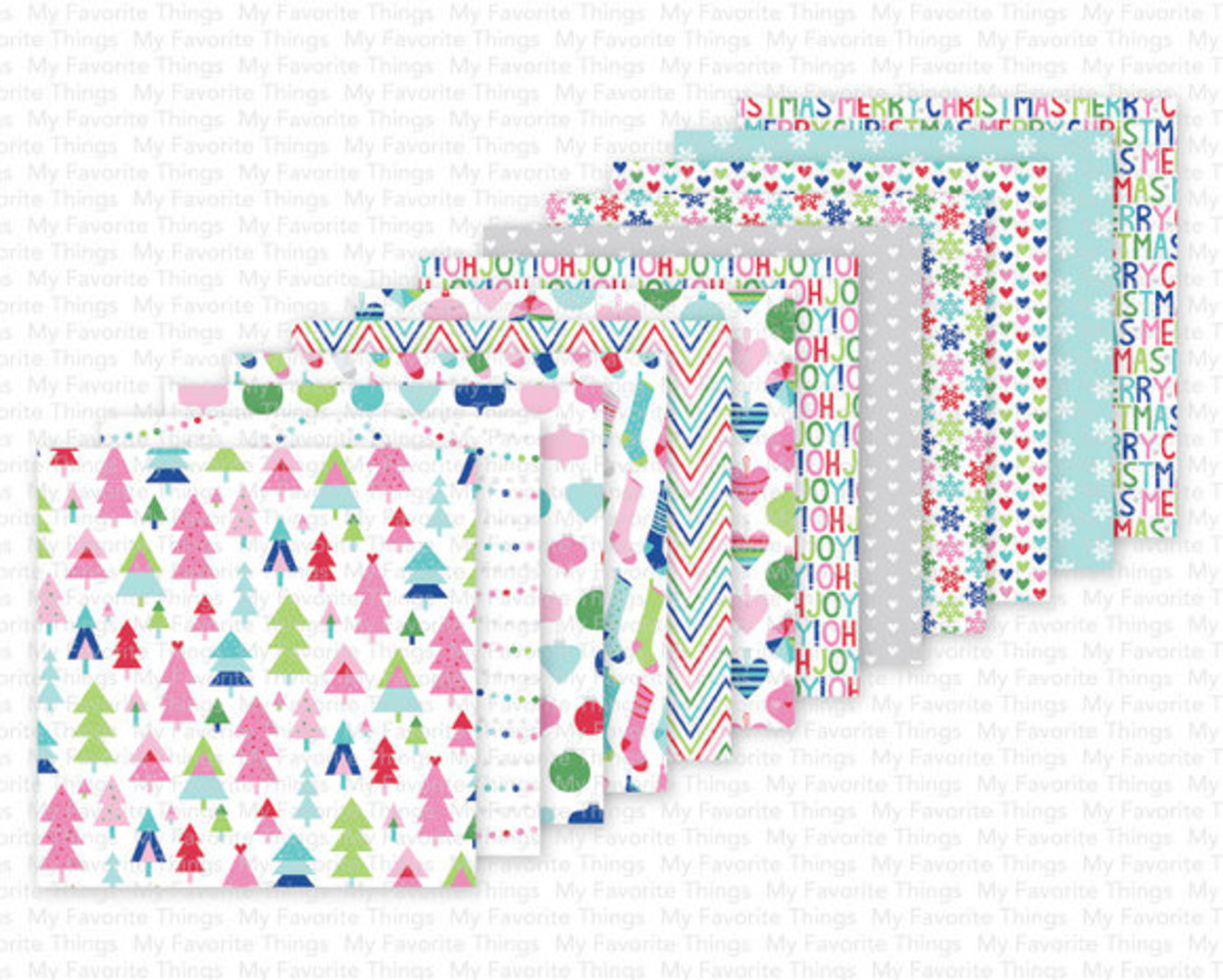 My Favorite Things Colorful Christmas 6x6 Inch Paper Pad (EP-103) My Favorite Things Colorful Christmas 6x6 Inch Paper Pad (EP-103)