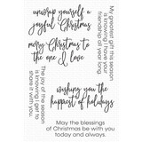 My Favorite Things Inside & Out Christmas Greetings Clear Stamps (CS-724)