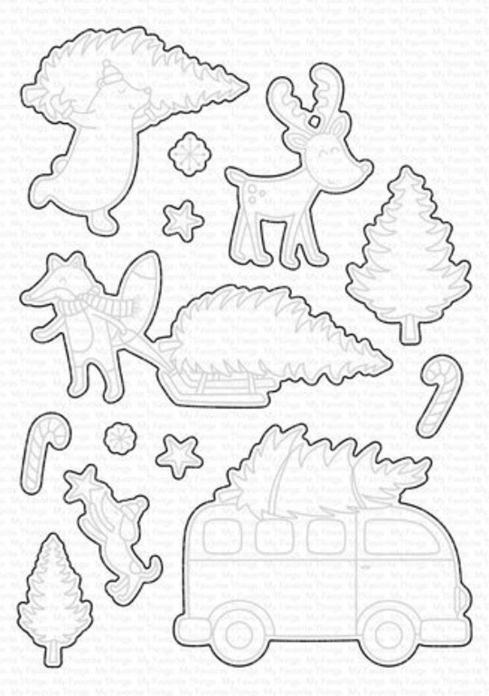 My Favorite Things Die-namics Tree-mendous Friends (MFT-2408)