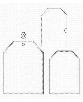 My Favorite Things Die-namics Surprise Stitched Tag (MFT-2409)