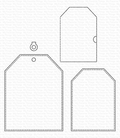 My Favorite Things Die-namics Surprise Stitched Tag (MFT-2409)