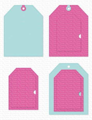 My Favorite Things Die-namics Surprise Stitched Tag (MFT-2409)