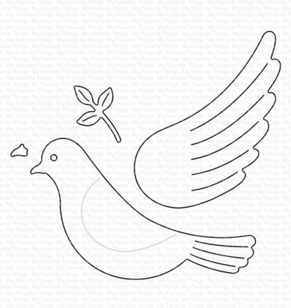 My Favorite Things Die-namics Peaceful Dove (MFT-2412) My Favorite Things Die-namics Peaceful Dove (MFT-2412)