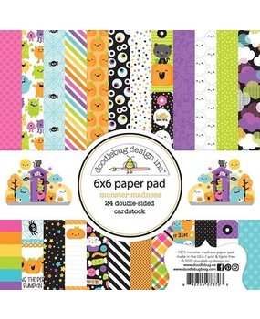 Doodlebug Design Inc. Monster Madness 6x6 Inch Paper Pad (7870)