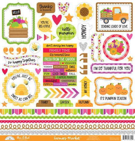 Doodlebug Design Inc. Farmers Market This & That Stickers (7822) Doodlebug Design Inc. Farmers Market This & That Stickers (7822)