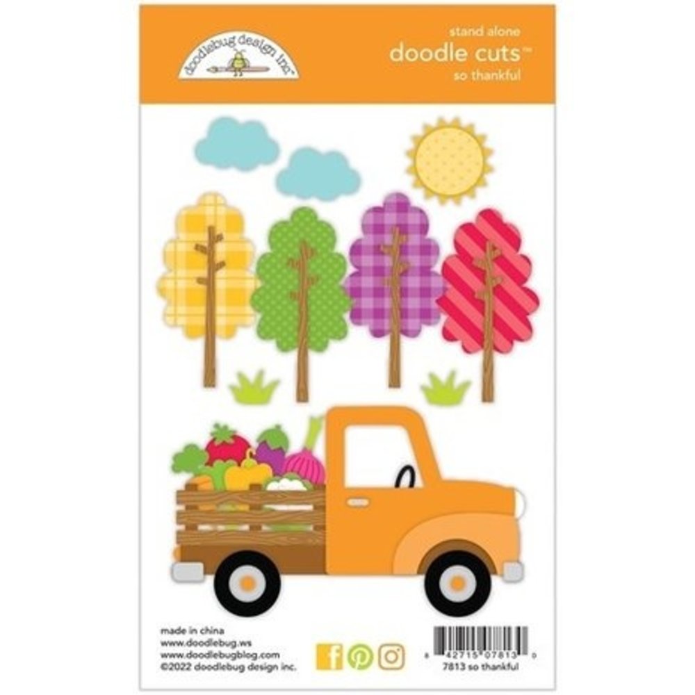 Doodlebug Design Inc. So Thankful Doodle Cuts (7813)