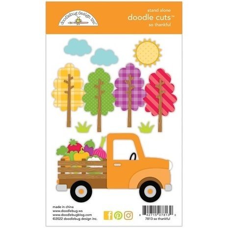 Doodlebug Design Inc. So Thankful Doodle Cuts (7813)