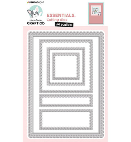 Creative Craftlab Essentials Dies Scalloped Square (CCL-ES-CD425)