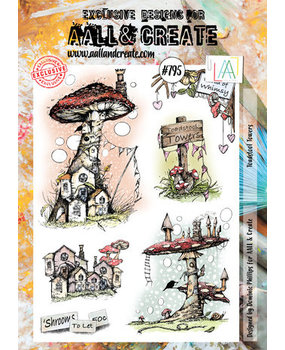 AALL and Create Clear Stamp Set A4 Toadstool Towers (AALL-TP-795)*