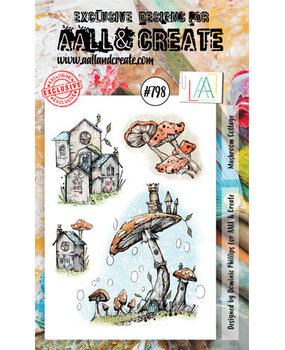 AALL and Create Clear Stamp Set A6 Mushroom Cottage (AALL-TP-798)