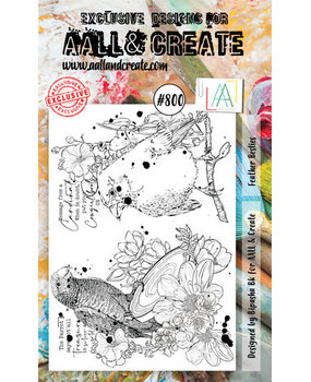 AALL and Create Clear Stamp Set A6 Feather Besties (AALL-TP-800)*