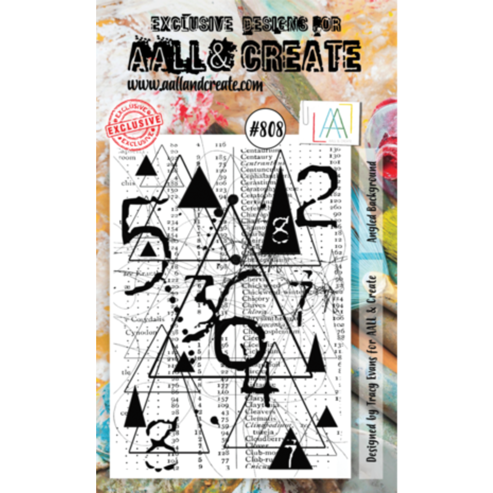AALL and Create Clear Stamp Set A6 Angled Background (AALL-TP-808 ...