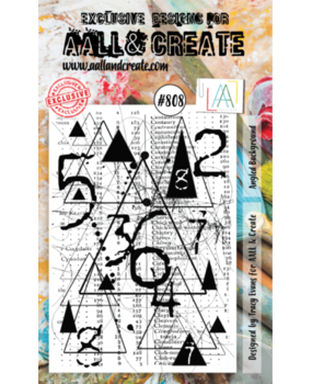 AALL and Create Clear Stamp Set A6 Angled Background (AALL-TP-808)
