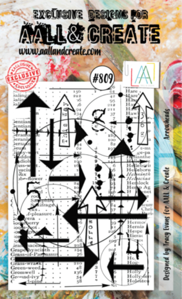 AALL and Create Clear Stamp Set A6 Arrowheads (AALL-TP-809) AALL and Create Clear Stamp Set A6 Arrowheads (AALL-TP-809)