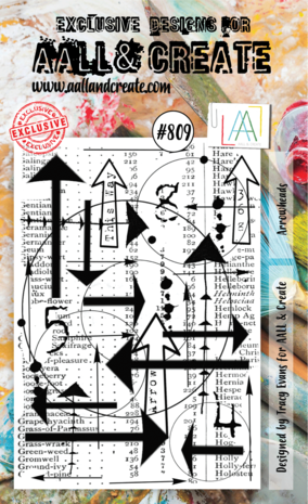 AALL and Create Clear Stamp Set A6 Arrowheads (AALL-TP-809) AALL and Create Clear Stamp Set A6 Arrowheads (AALL-TP-809)