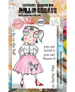 AALL and Create Clear Stamp Set A7 Fifties Dee (AALL-TP-778)*