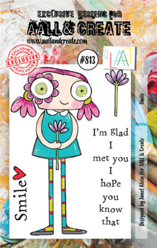 AALL and Create Clear Stamp Set A7 Smile (AALL-TP-813) AALL and Create Clear Stamp Set A7 Smile (AALL-TP-813)