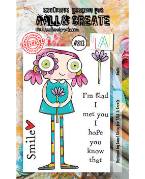 AALL and Create Clear Stamp Set A7 Smile (AALL-TP-813)