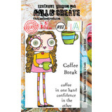 AALL and Create Clear Stamp Set A7 Coffee Break (AALL-TP-817)