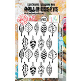 AALL and Create Clear Stamp Set A7 Doodle Leaves (AALL-TP-823)