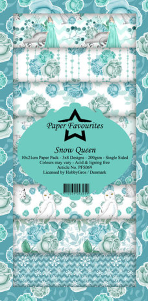 Paper Favourites Snow Queen Slimline Paper Pack (PFS069) Paper Favourites Snow Queen Slimline Paper Pack (PFS069)