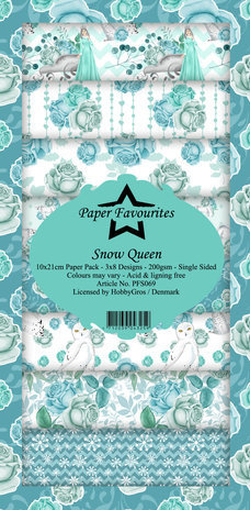 Paper Favourites Snow Queen Slimline Paper Pack (PFS069) Paper Favourites Snow Queen Slimline Paper Pack (PFS069)