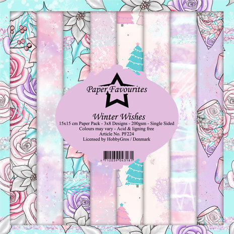 Paper Favourites Winter Wishes 6x6 Inch Paper Pack (PF224)