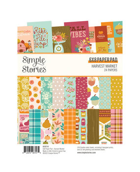 Simple Stories Harvest Market 6x8 Inch Paper Pad (18714) Simple Stories Harvest Market 6x8 Inch Paper Pad (18714)
