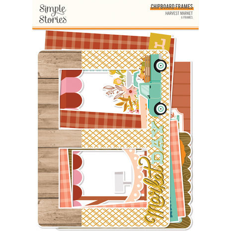 Simple Stories Harvest Market Chipboard Frames (18720) Simple Stories Harvest Market Chipboard Frames (18720)