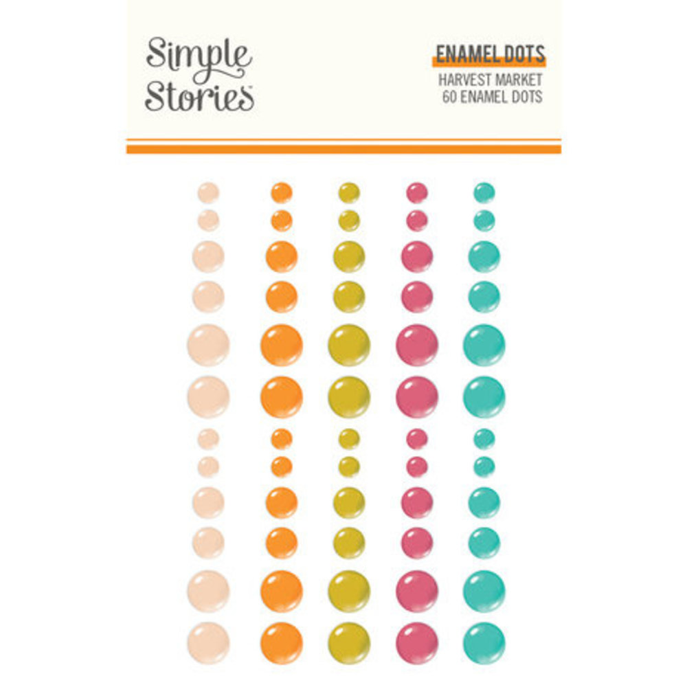Simple Stories Harvest Market Enamel Dots (18723) Simple Stories Harvest Market Enamel Dots (18723)