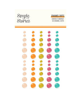 Simple Stories Harvest Market Enamel Dots (18723) Simple Stories Harvest Market Enamel Dots (18723)