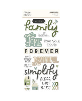 Simple Stories The Simple Life Foam Stickers (18822) Simple Stories The Simple Life Foam Stickers (18822)