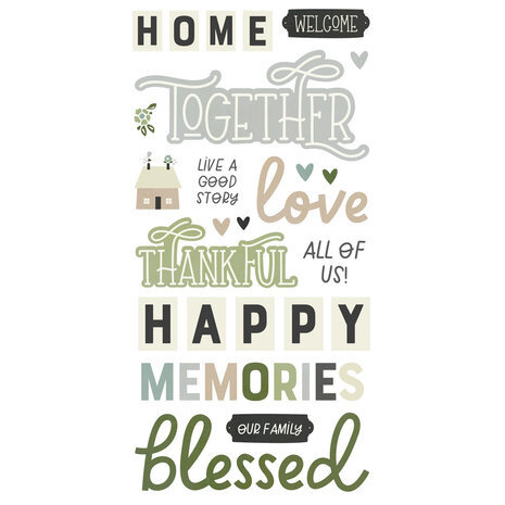 Simple Stories The Simple Life Foam Stickers (18822) Simple Stories The Simple Life Foam Stickers (18822)