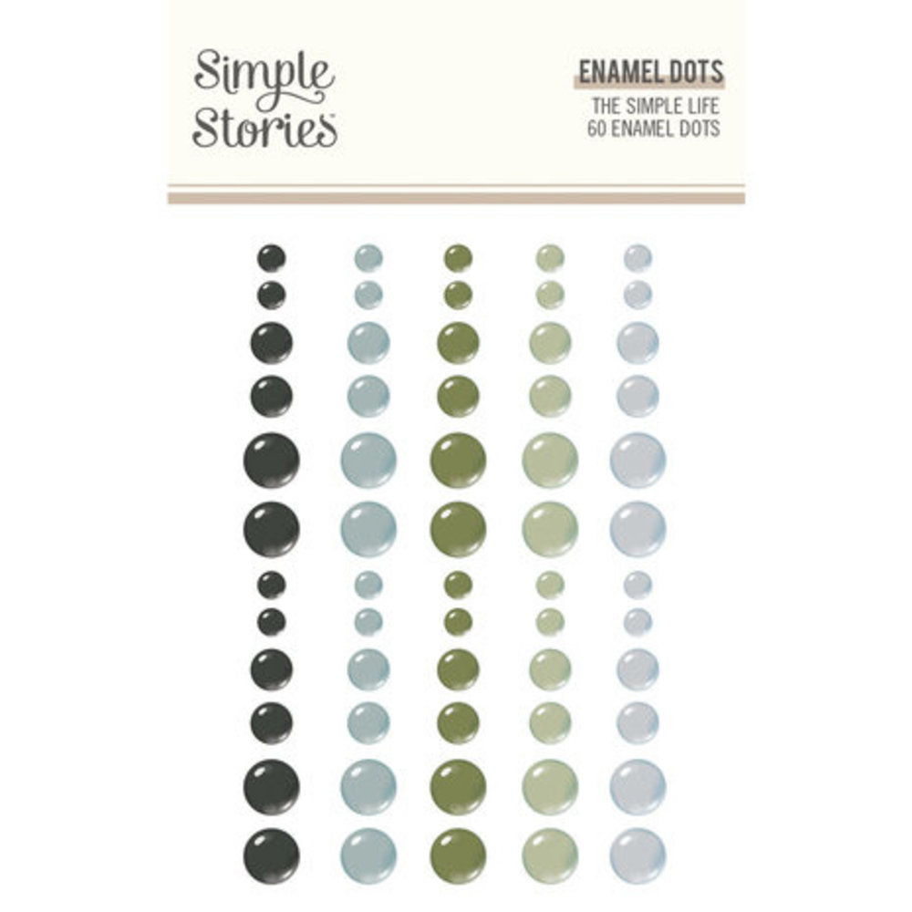 Simple Stories The Simple Life Enamel Dots (18824)