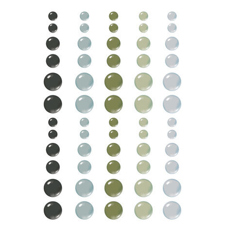 Simple Stories The Simple Life Enamel Dots (18824)