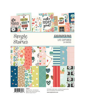 Simple Stories Life Captured 6x8 Inch Paper Pad (18914) Simple Stories Life Captured 6x8 Inch Paper Pad (18914)
