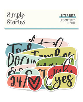Simple Stories Life Captured Title Bits (18919)