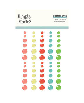 Simple Stories Life Captured Enamel Dots (18925) Simple Stories Life Captured Enamel Dots (18925)
