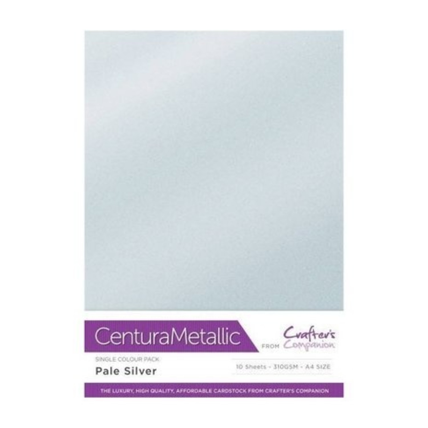 Crafter's Companion Centura Metallic Pearl A4 Pale Silver (CPM10