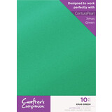 Crafter's Companion Glitter Card A4 Xmas Green (CPG10-XGRE)