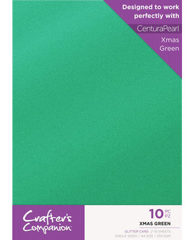 Crafter's Companion Glitter Card A4 Xmas Green (CPG10-XGRE) Crafter's Companion Glitter Card A4 Xmas Green (CPG10-XGRE)