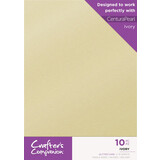 Crafter's Companion Glitter Card A4 Ivory (CPG10-IVORY)
