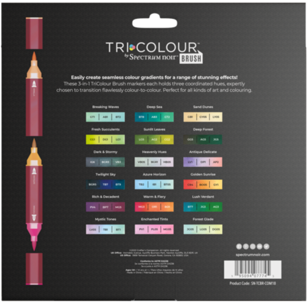 Spectrum Noir TriBlend AQUA Markers Great Outdoors