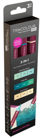 Spectrum Noir TriColour Brush Escape to the Sea (TCBR-ESC3) Spectrum Noir TriColour Brush Escape to the Sea (TCBR-ESC3)